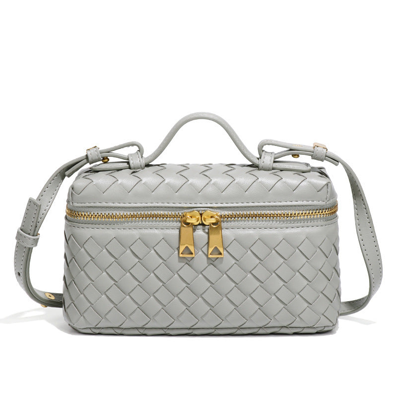 Jade Woven Crossbody Tas