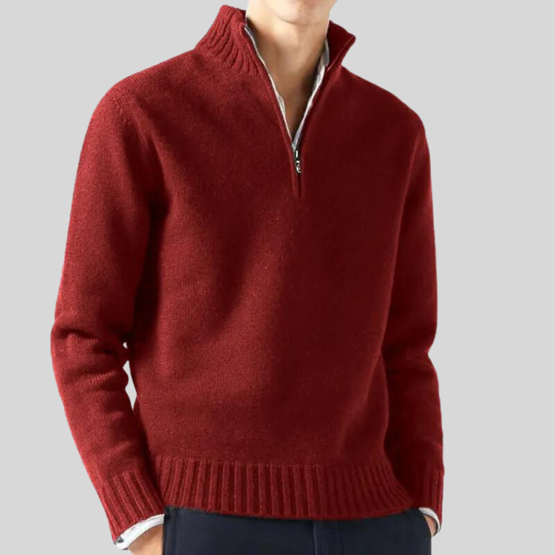 | Luxury Half-Zip Sweater