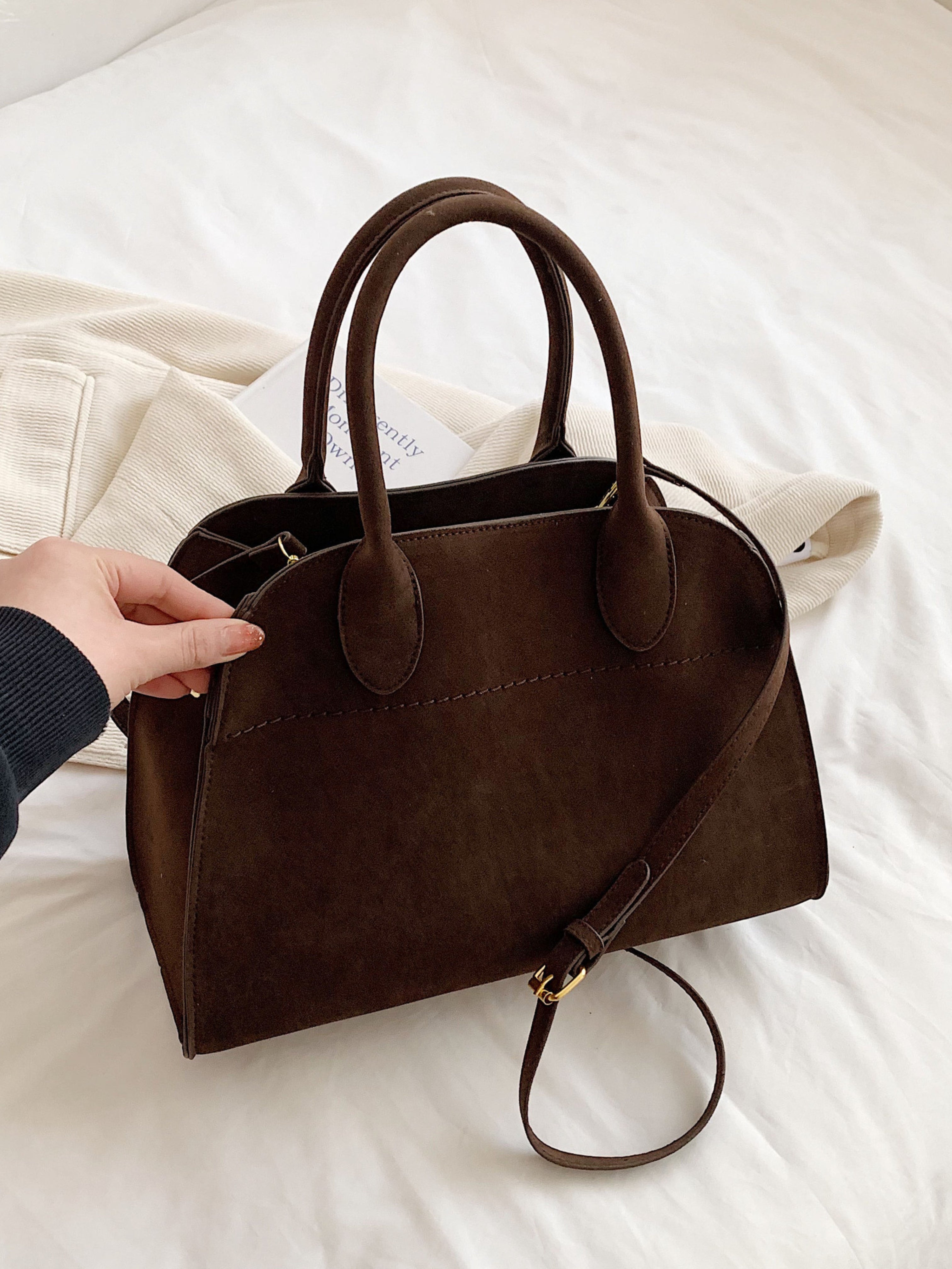 Beatrix Suede Bag