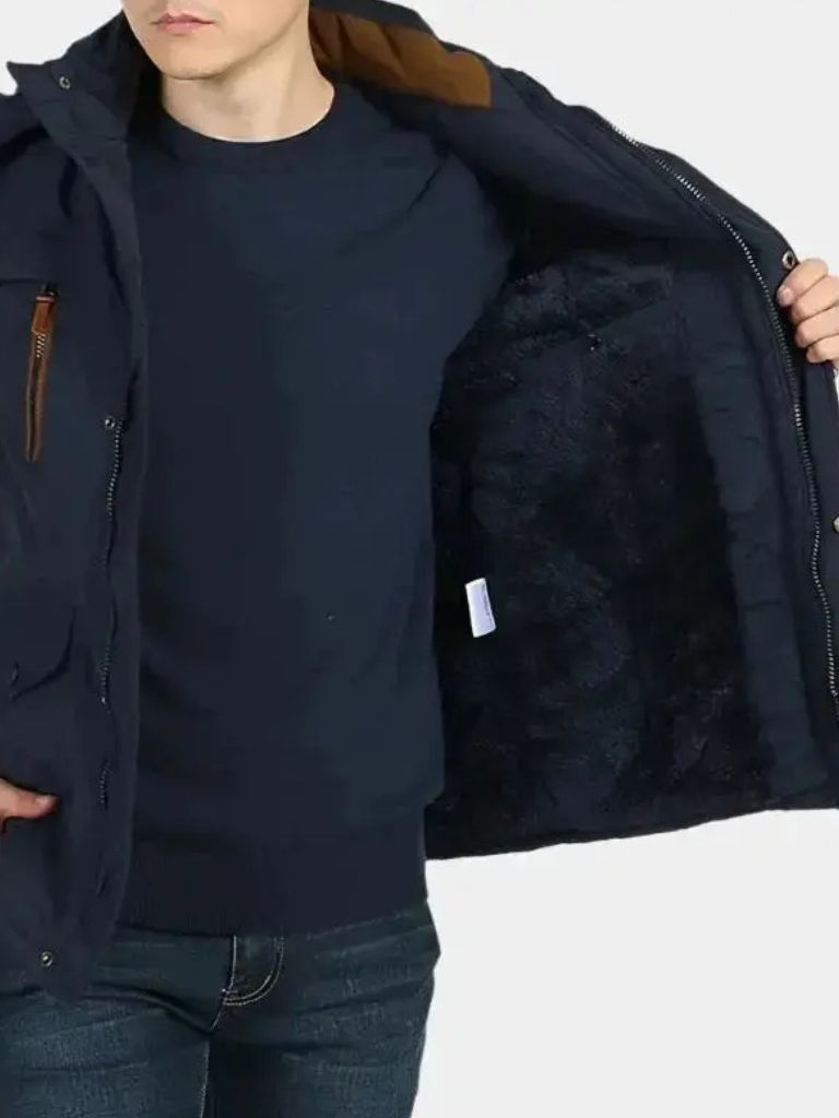 Military Hooded Jacket - Cross & Crown