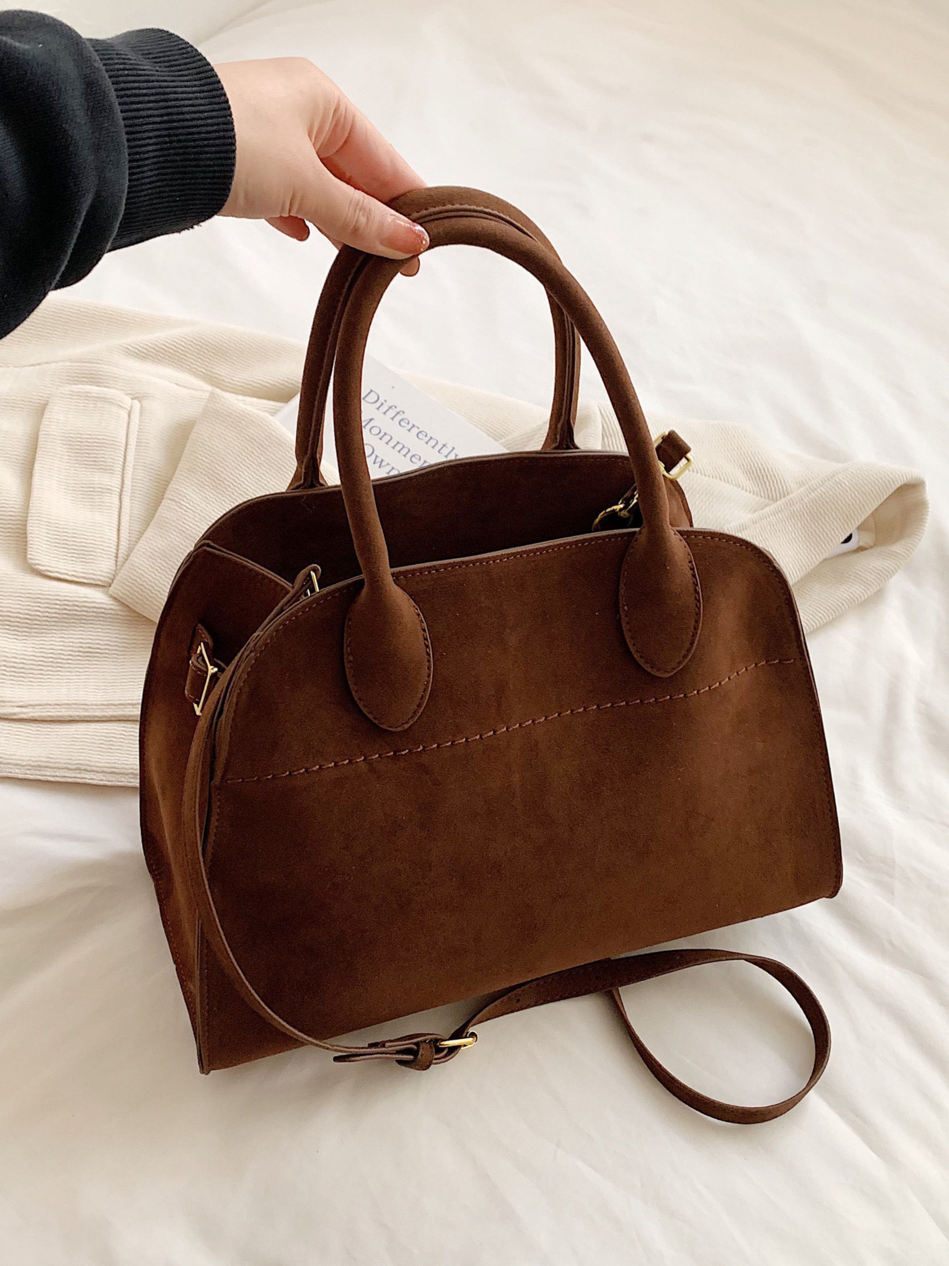 Beatrix Suede Bag
