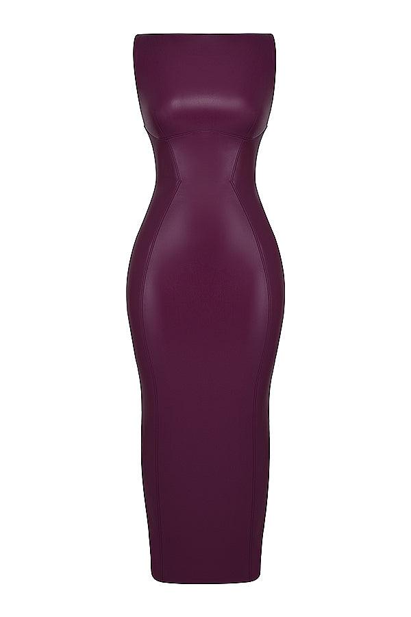 Milano Di Classe® | Luxe Leather Maxi Dress
