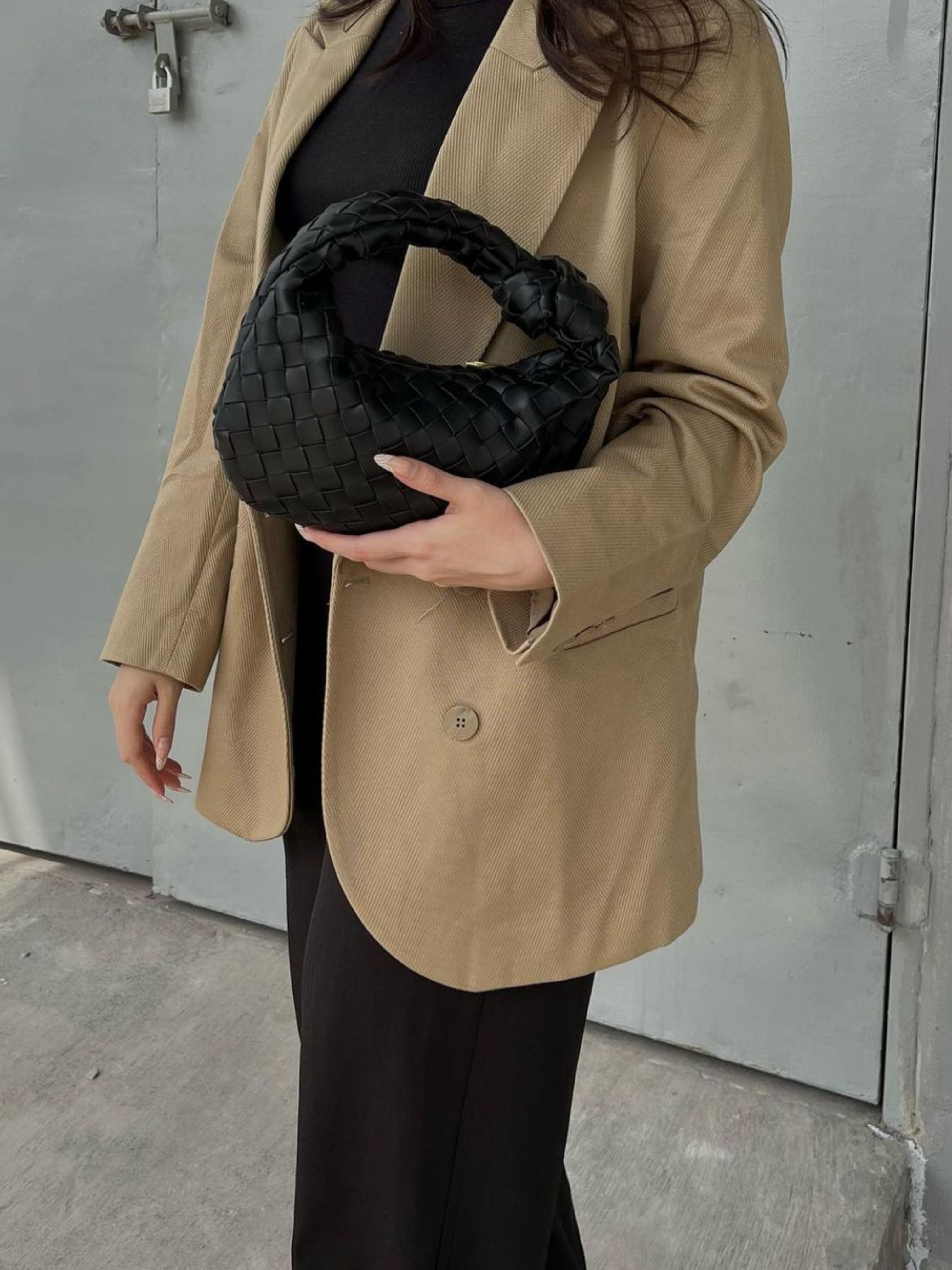 Marigold Braided Mini Handle Bag