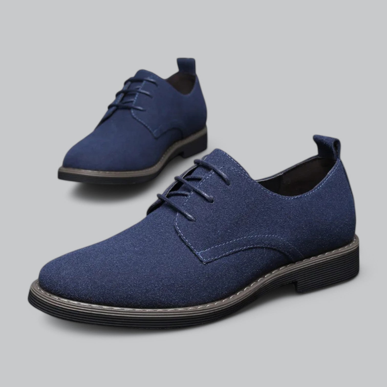 Valenti | Derby Suede Leather Oxford Business Shoe Laced Loafer