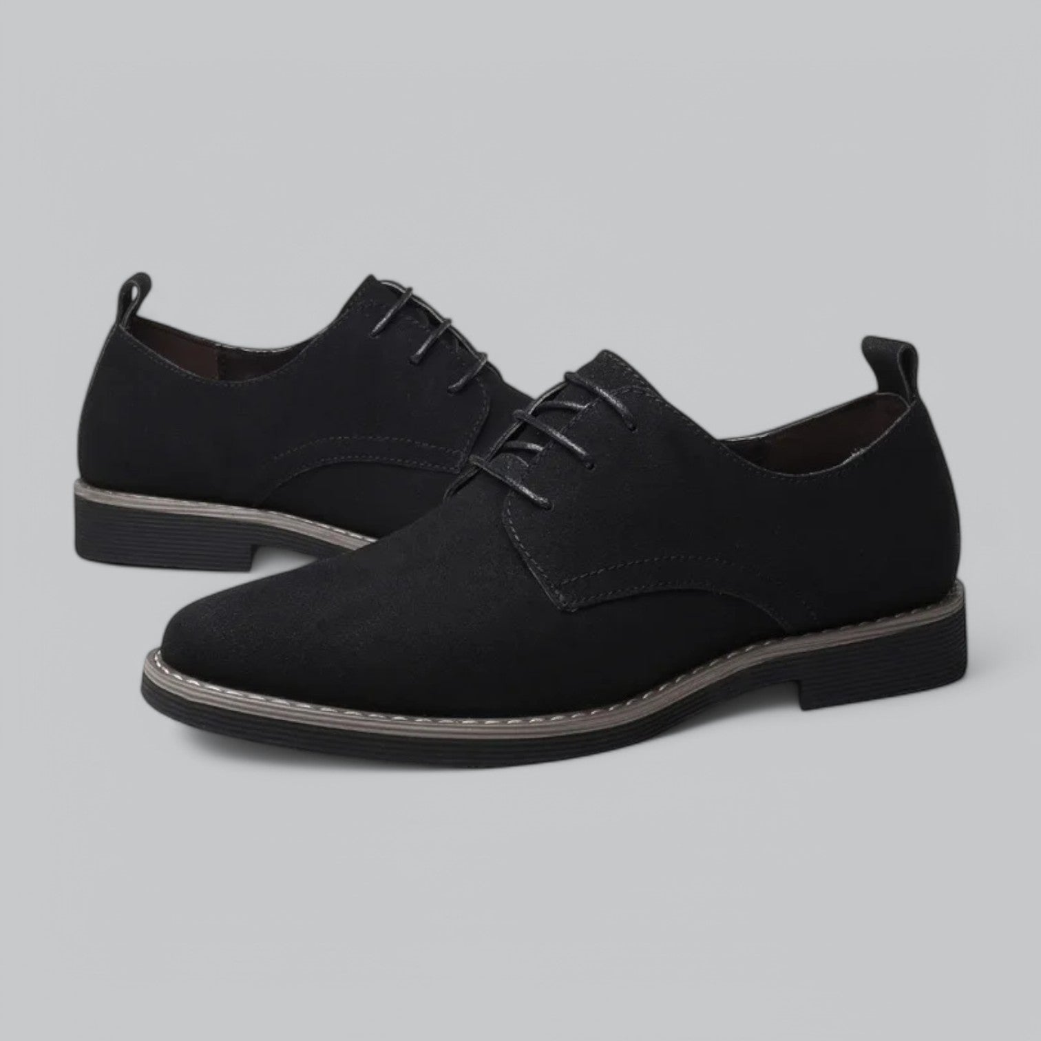 Valenti | Derby Suede Leather Oxford Business Shoe Laced Loafer