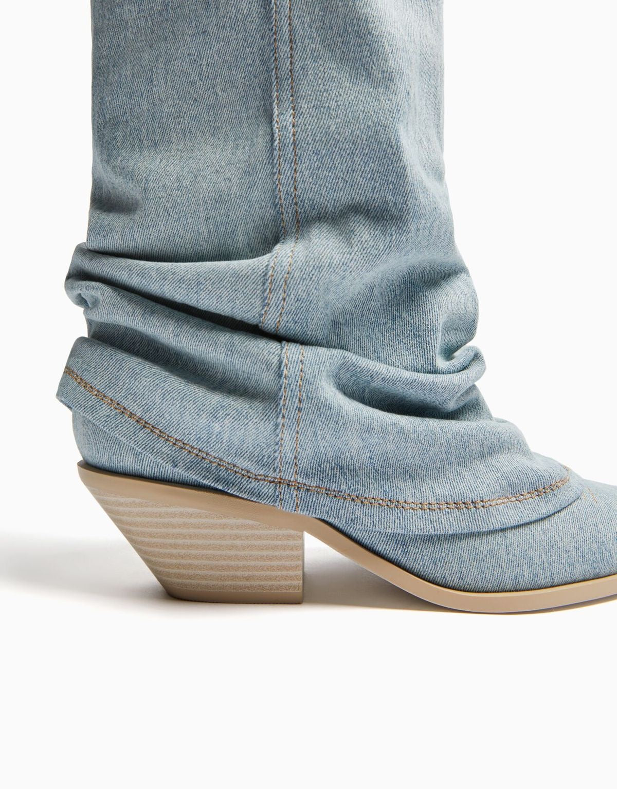 Laura - Denim Cowboy Boots