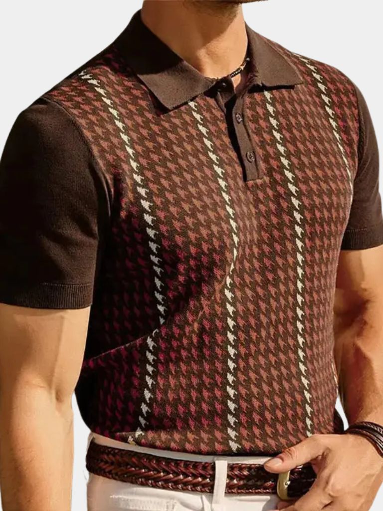 Old Money Aesthetic Polo Shirt - Cross & Crown