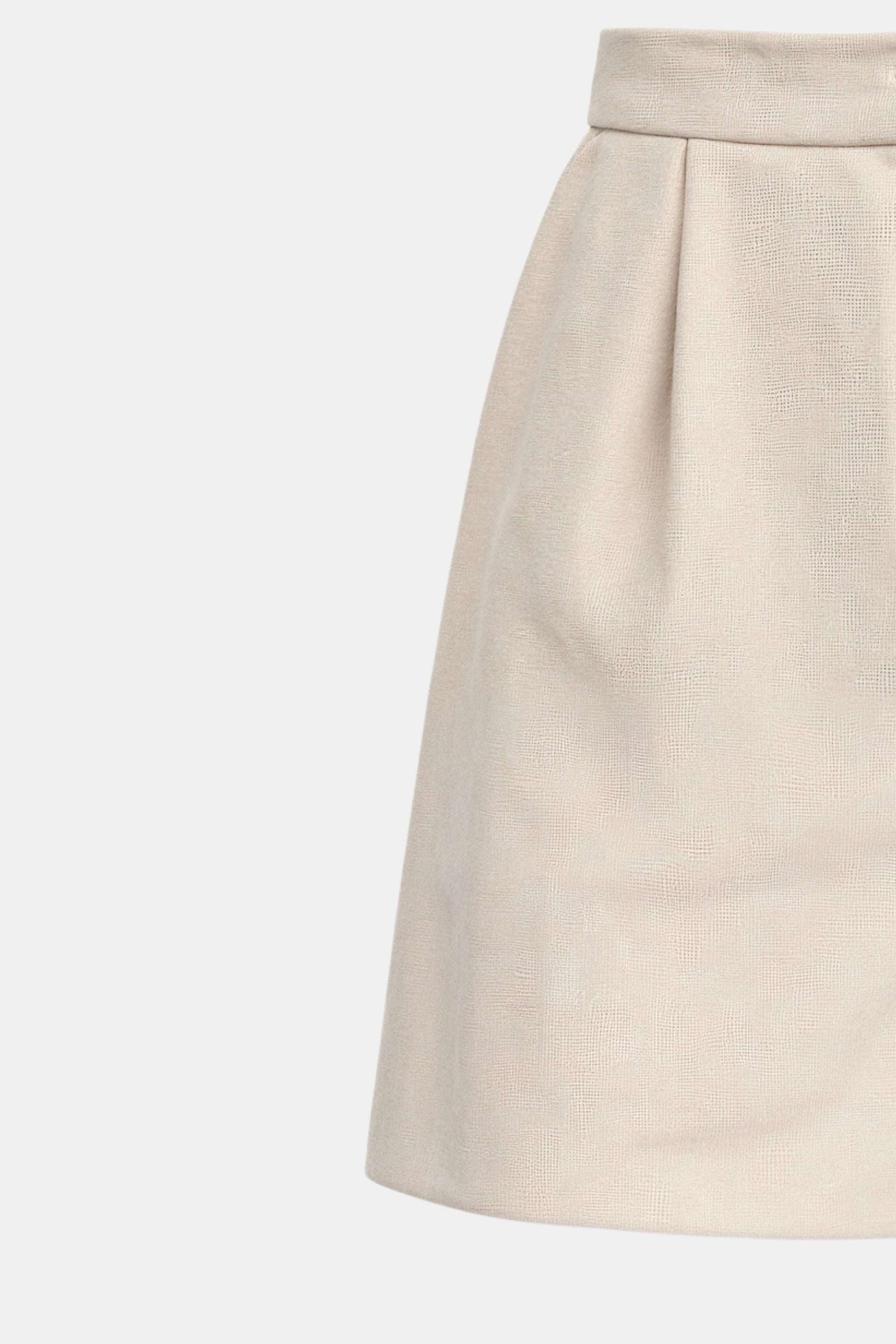 Old Money Elegant Button Front Pocket Design Shorts
