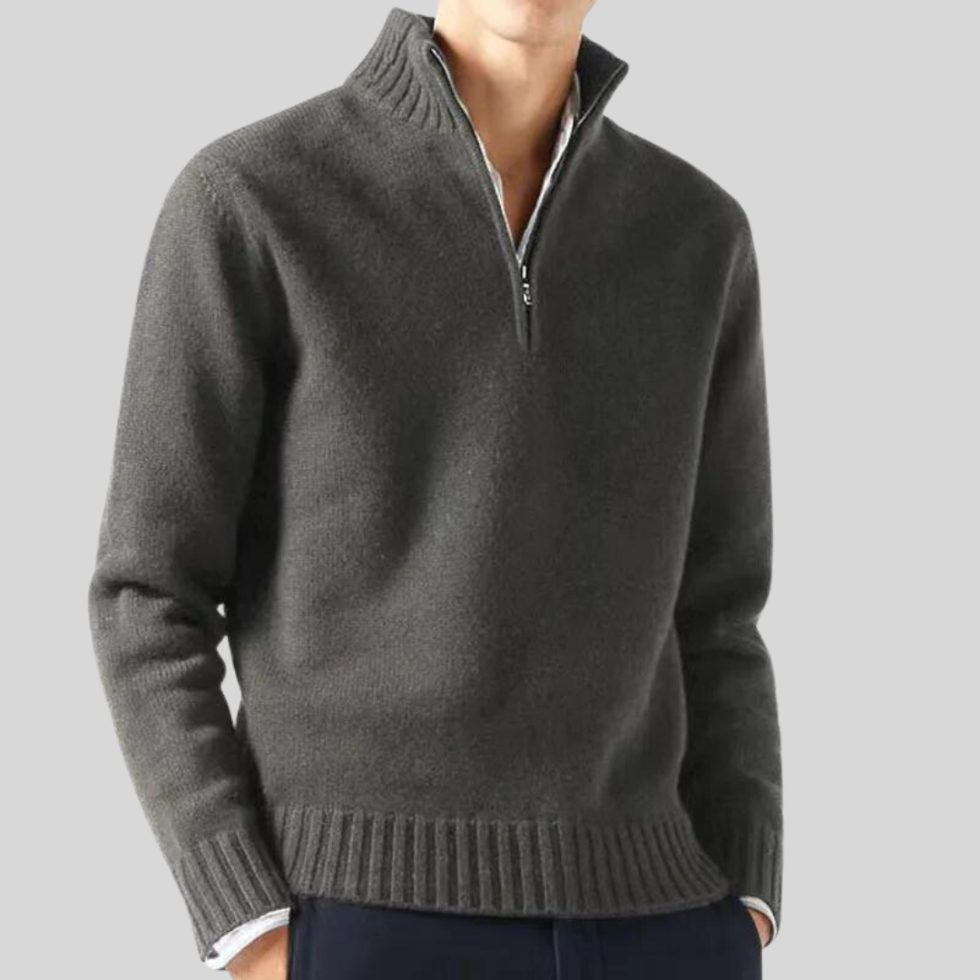 | Luxury Half-Zip Sweater