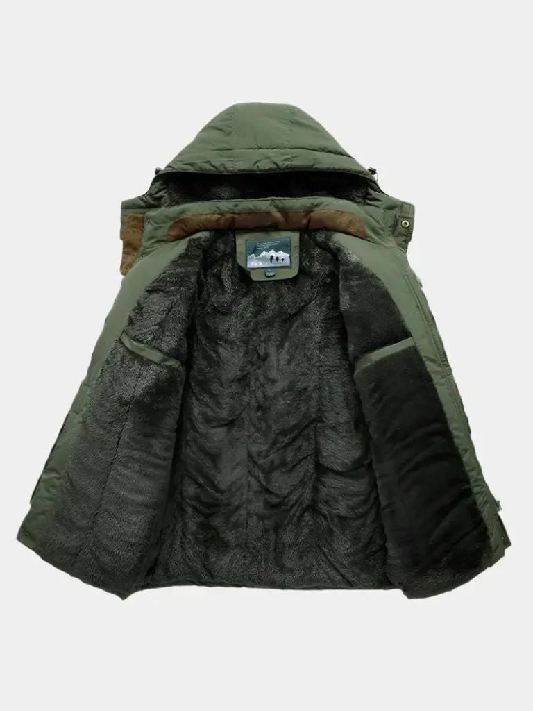Military Hooded Jacket - Cross & Crown