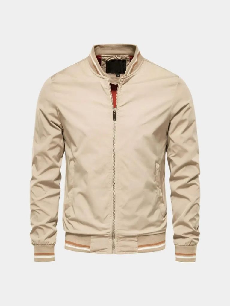 Casual Bomber Jacket - Cross & Crown