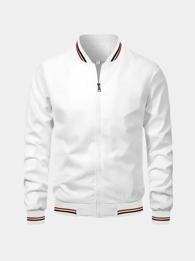 Casual Bomber Jacket - Cross & Crown
