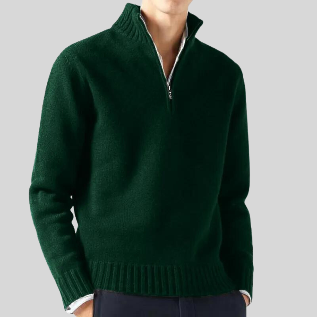 | Luxury Half-Zip Sweater