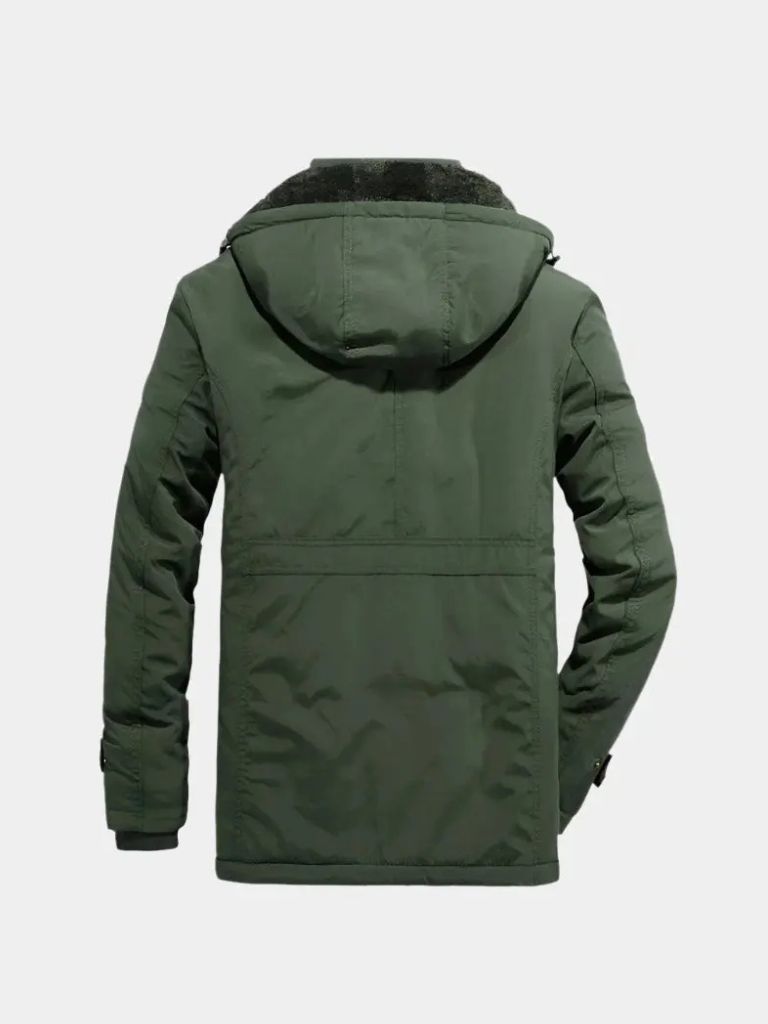 Military Hooded Jacket - Cross & Crown