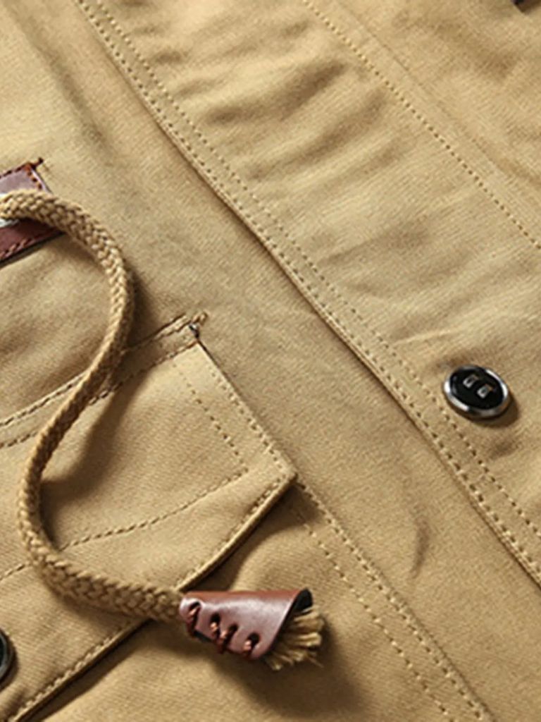 Fleece Hooded Bomber Jacket - Cross & Crown