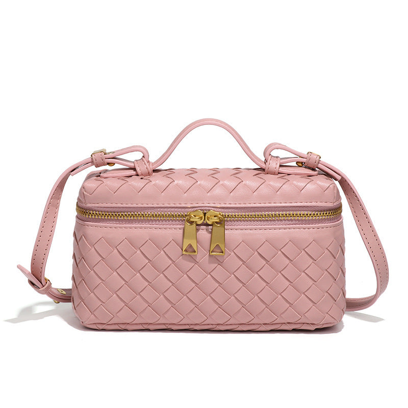 Jade Woven Crossbody Tas