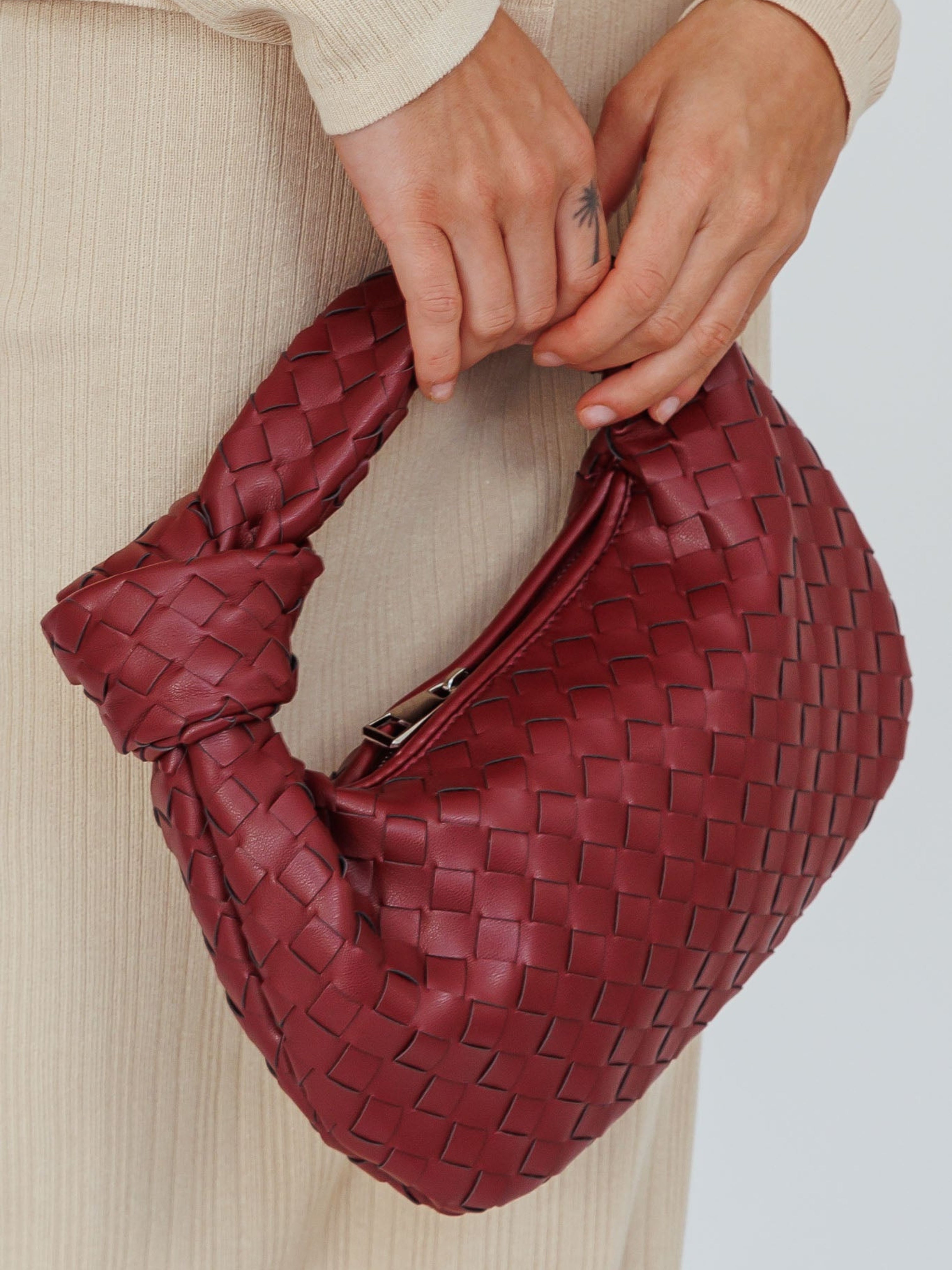 Marigold Braided Mini Handle Bag
