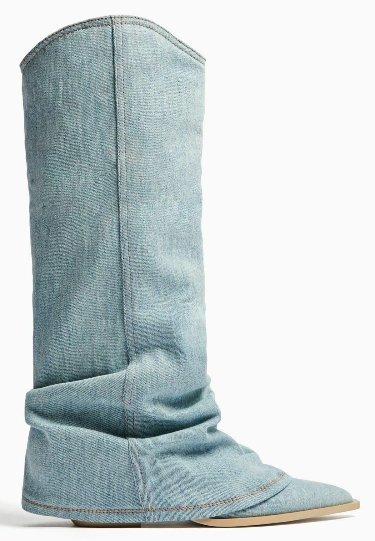 Laura - Denim Cowboy Boots