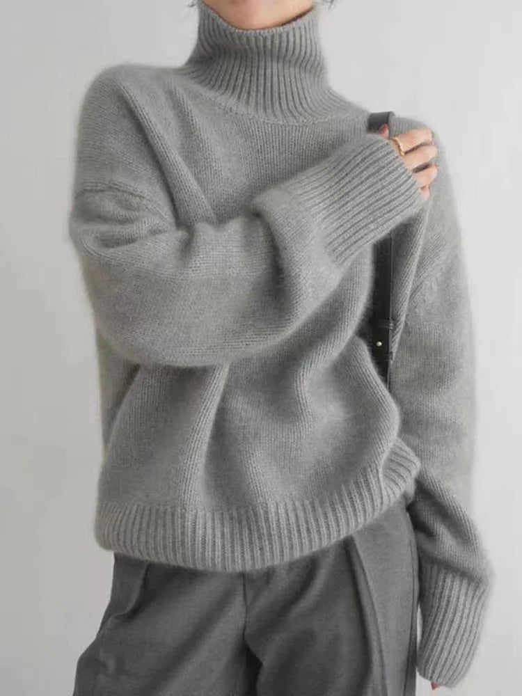 Lena | Cashmere Turtleneck Sweater