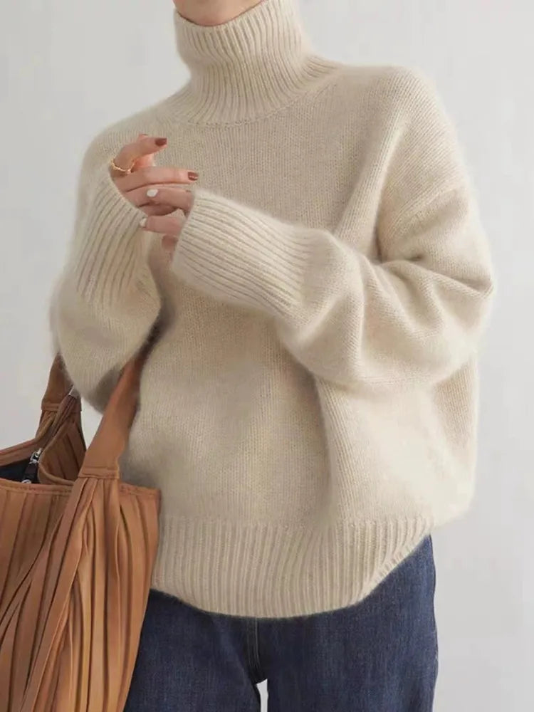 Lena | Cashmere Turtleneck Sweater