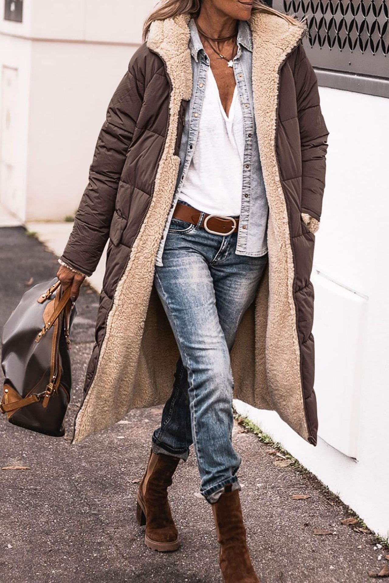 Nora | Long Reversible Coat