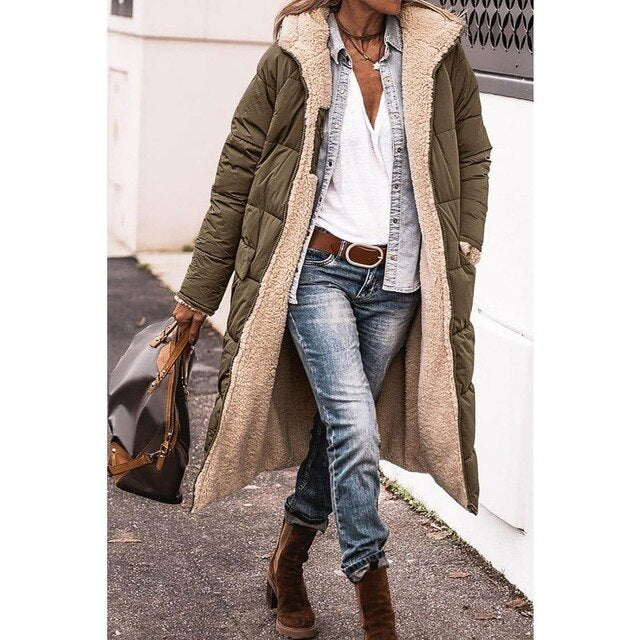 Nora | Long Reversible Coat
