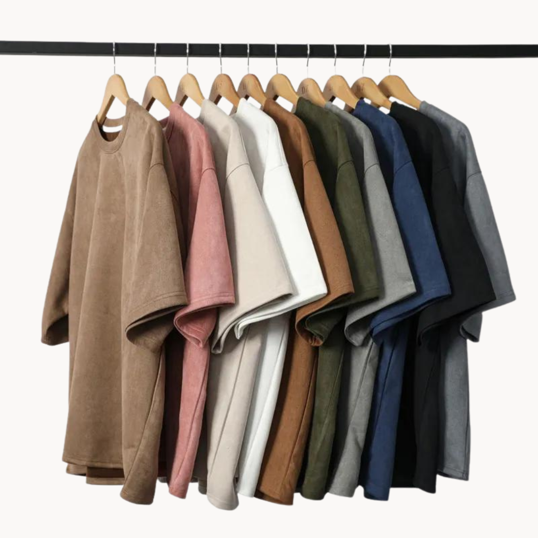 Hendrik – Men’s Suede T-Shirt