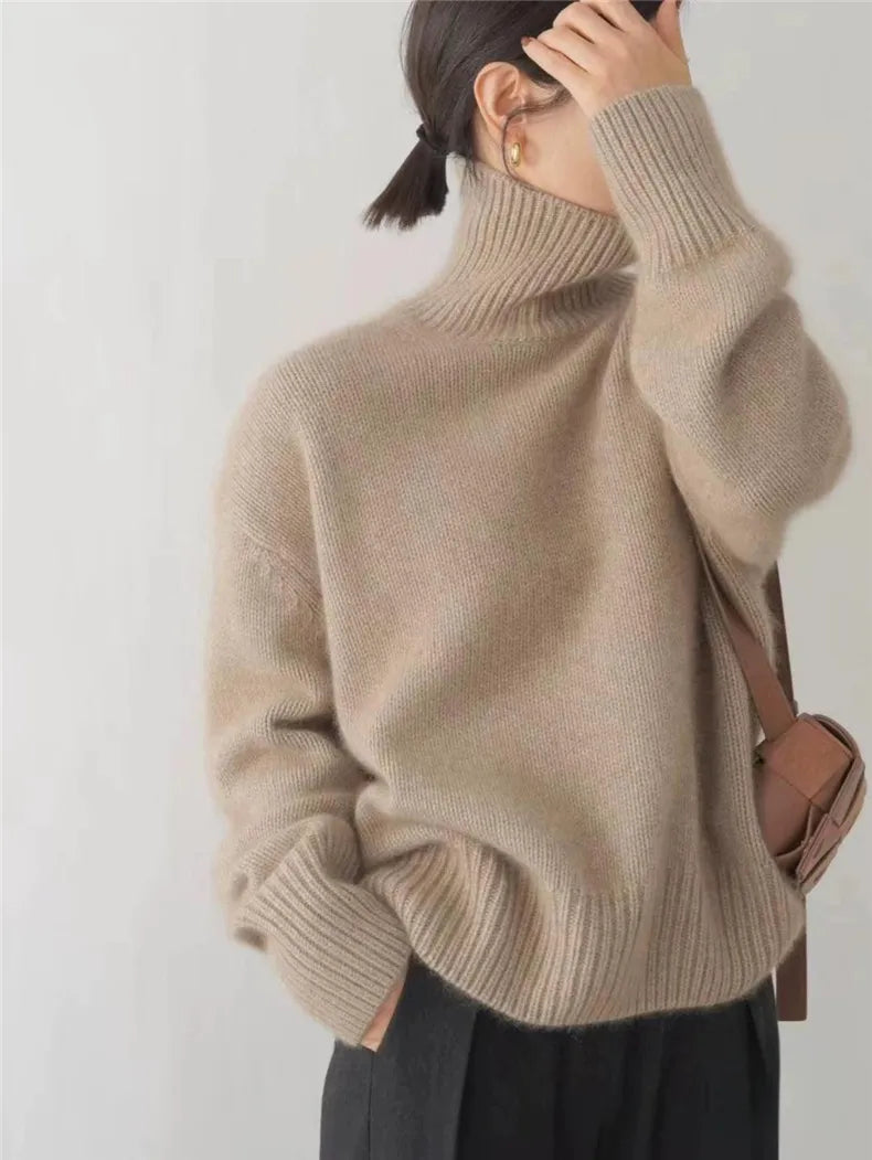 Lena | Cashmere Turtleneck Sweater