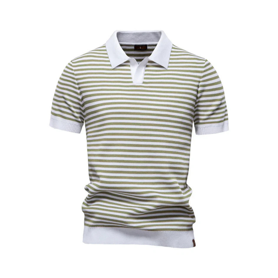 Milan Striped Polo Shirt