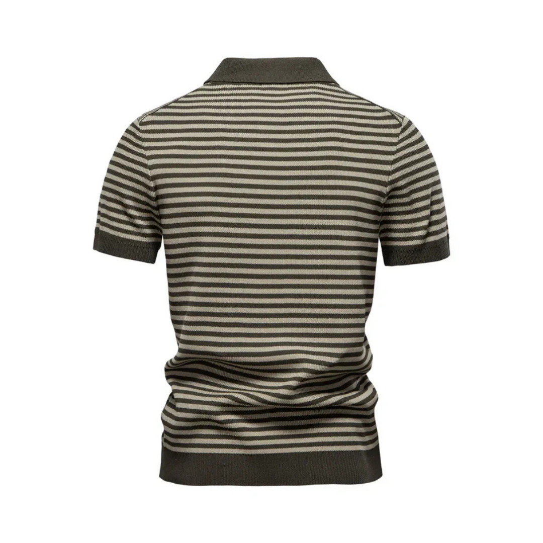 Milan Striped Polo Shirt