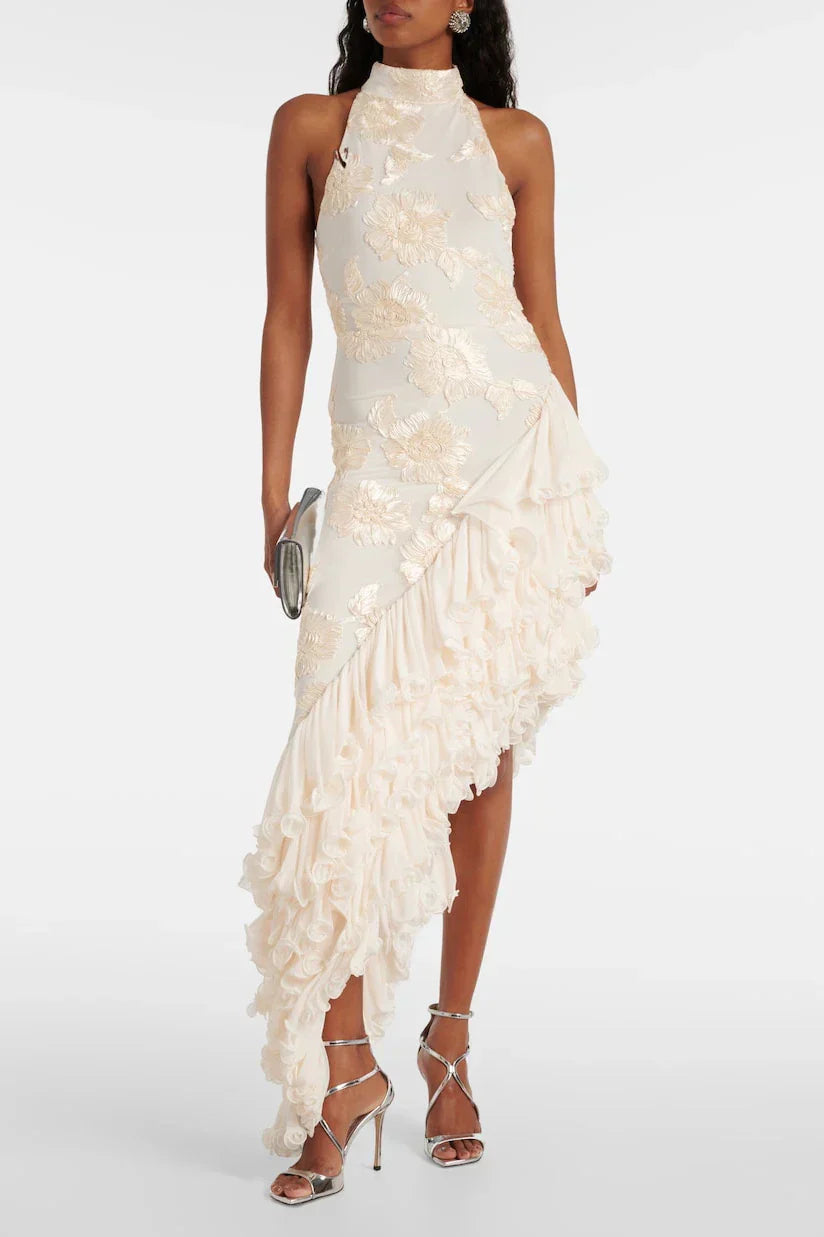 Floral Applique Dress