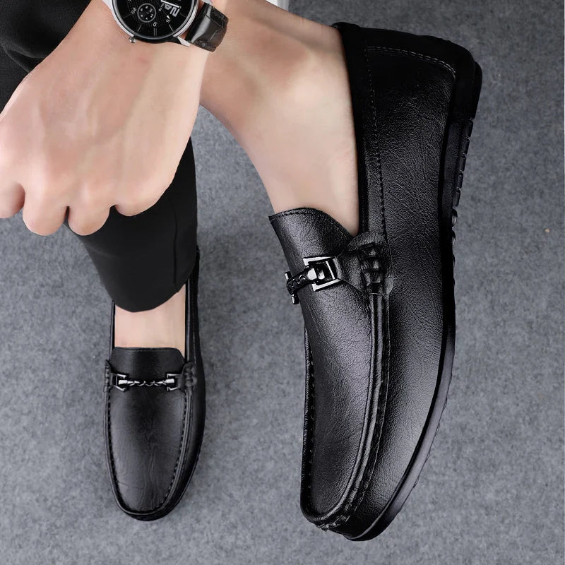 Valenti | Leather Loafers for Men Business Wedding Shoes