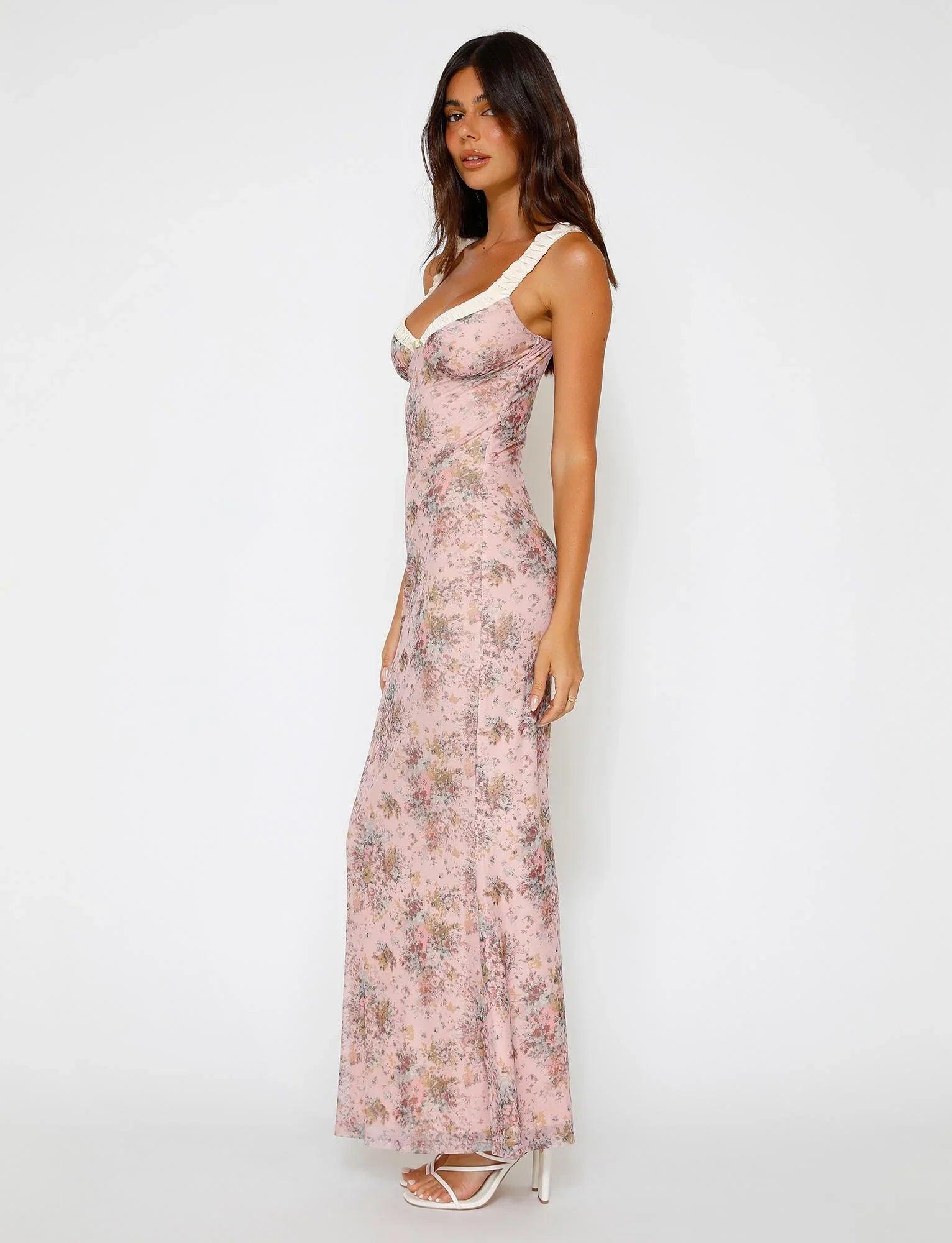 Milano Di Classe® | Pink Camouflage Floral Dress