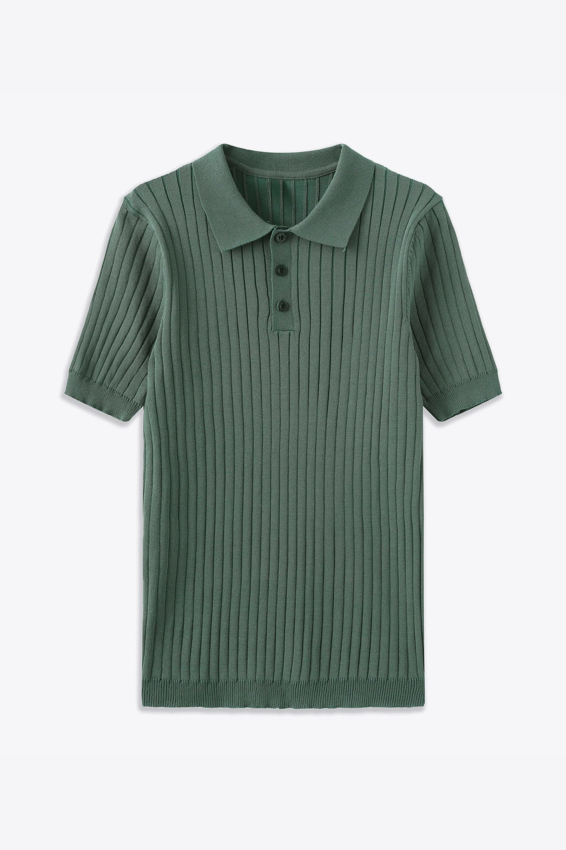 Garda - Ribbed Short Sleeve Polo