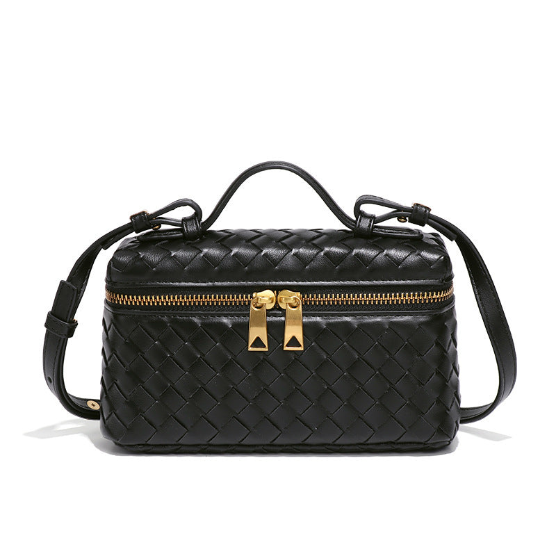 Jade Woven Crossbody Tas