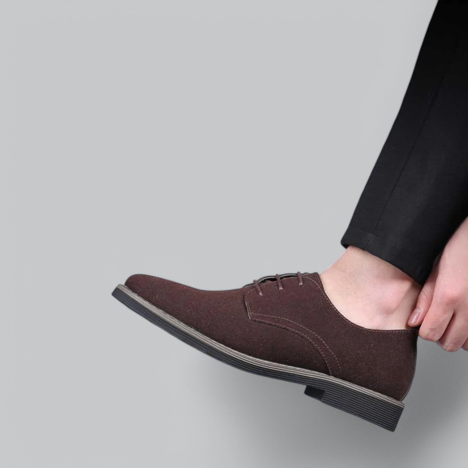 Valenti | Derby Suede Leather Oxford Business Shoe Laced Loafer