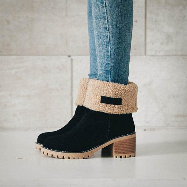 Noortje | Stylish Warm Leather Boots