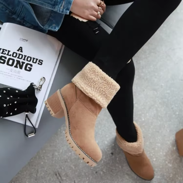 Noortje | Stylish Warm Leather Boots