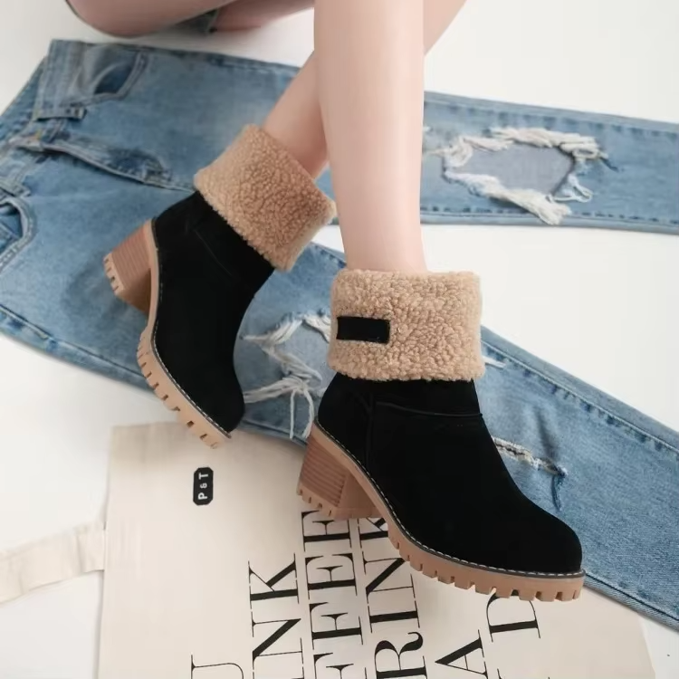 Noortje | Stylish Warm Leather Boots