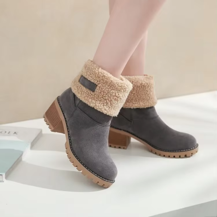 Noortje | Stylish Warm Leather Boots