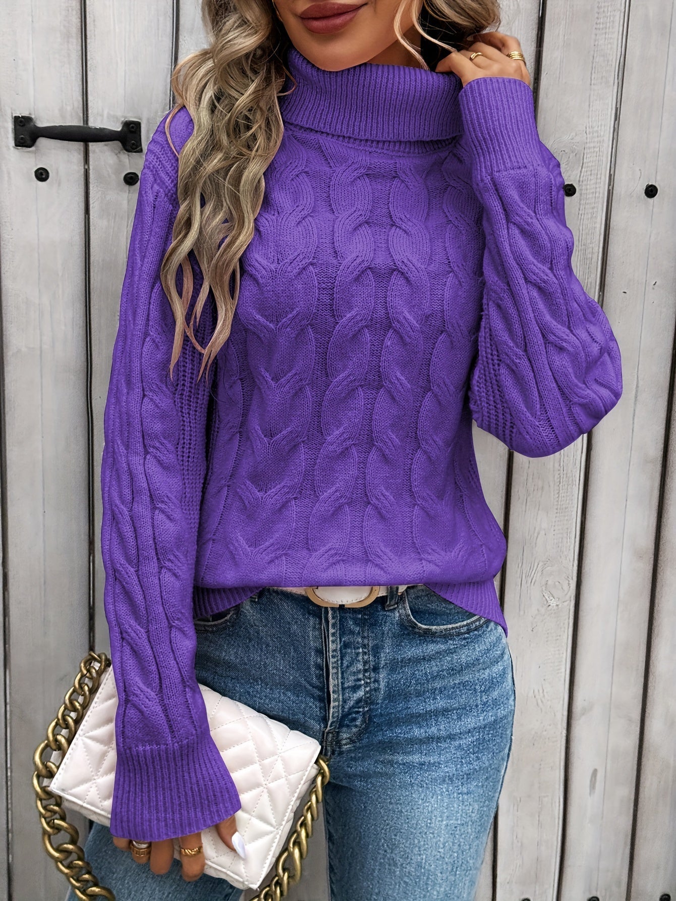 Elisa | Knitted Turtleneck Sweater