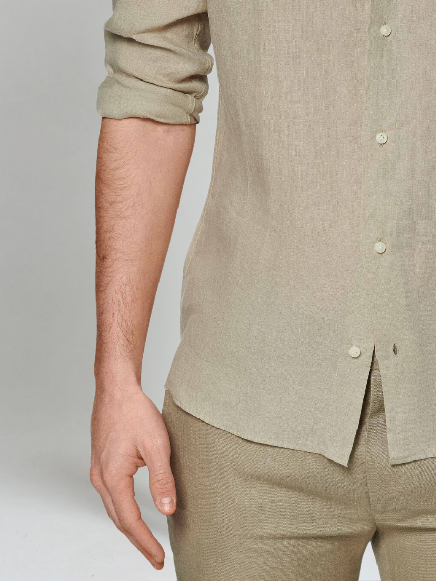 Essential Linen Shirt - Khaki