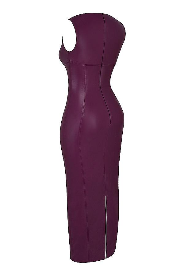 Milano Di Classe® | Luxe Leather Maxi Dress