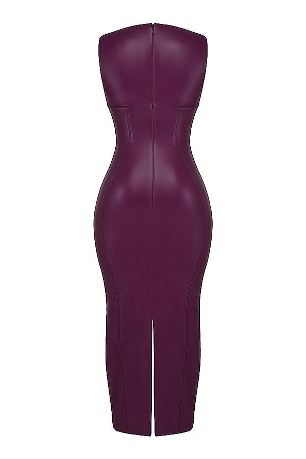 Milano Di Classe® | Luxe Leather Maxi Dress