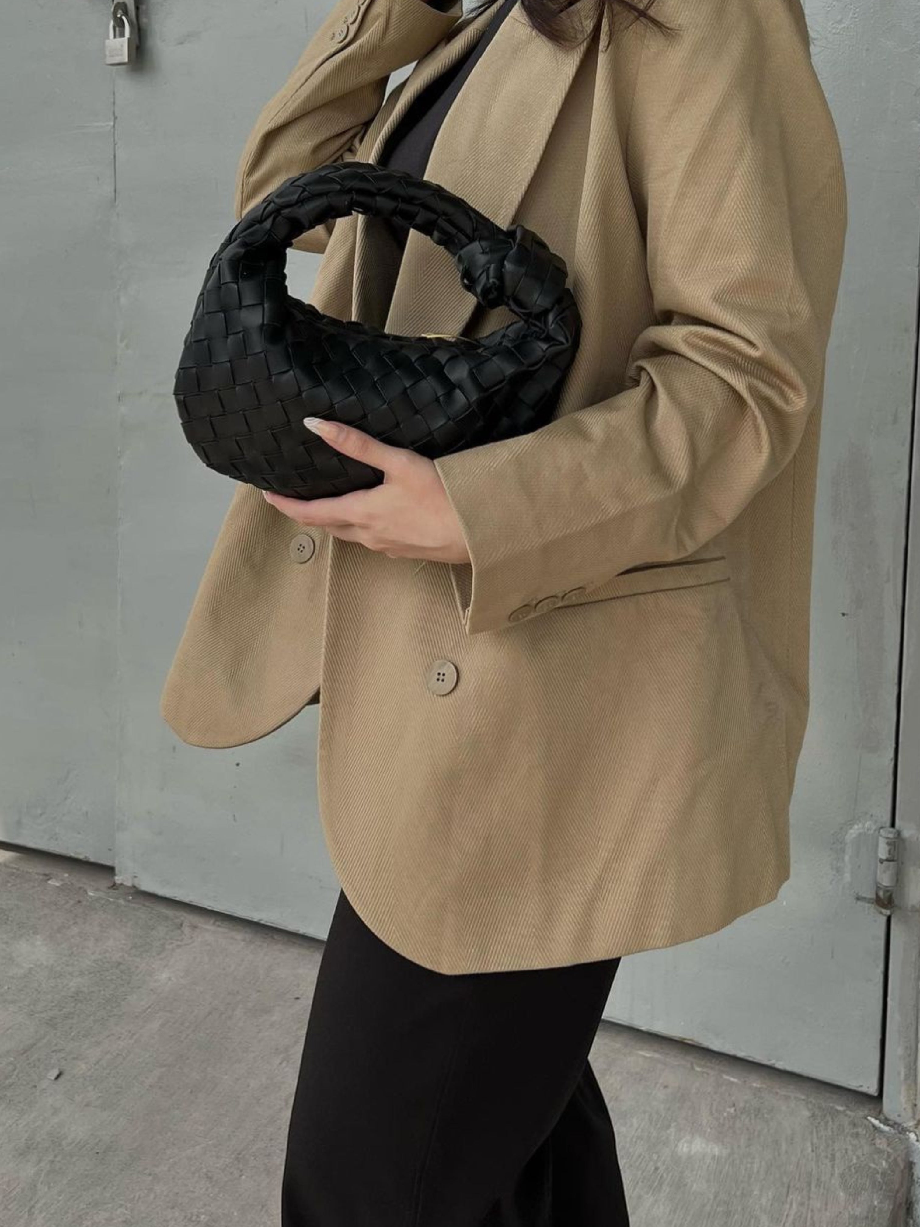Marigold Braided Mini Handle Bag