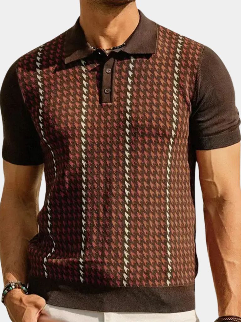 Old Money Aesthetic Polo Shirt - Cross & Crown