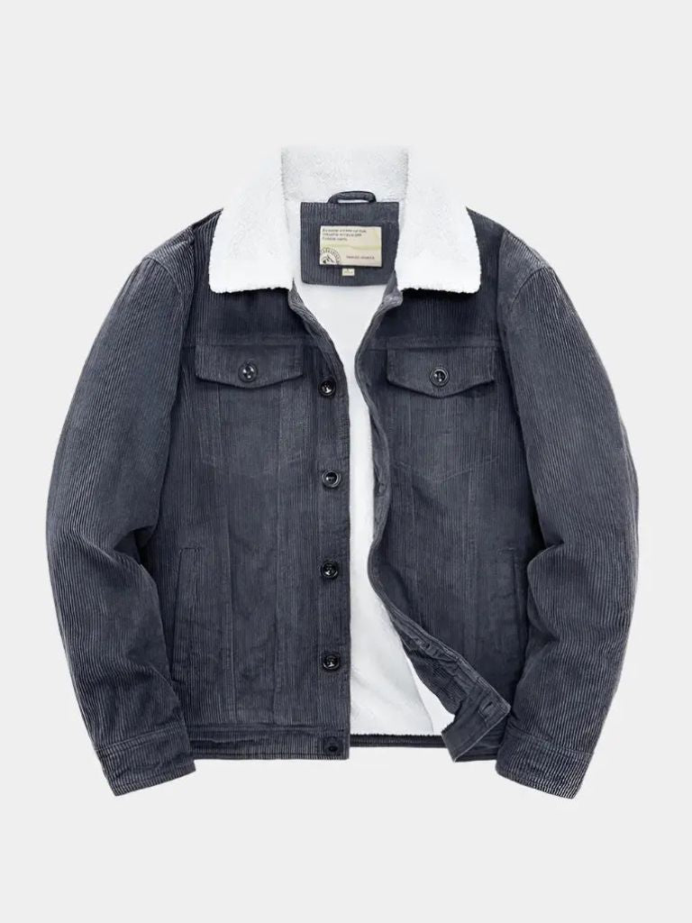 Minimalist Vintage Corduroy Jacket - Cross & Crown