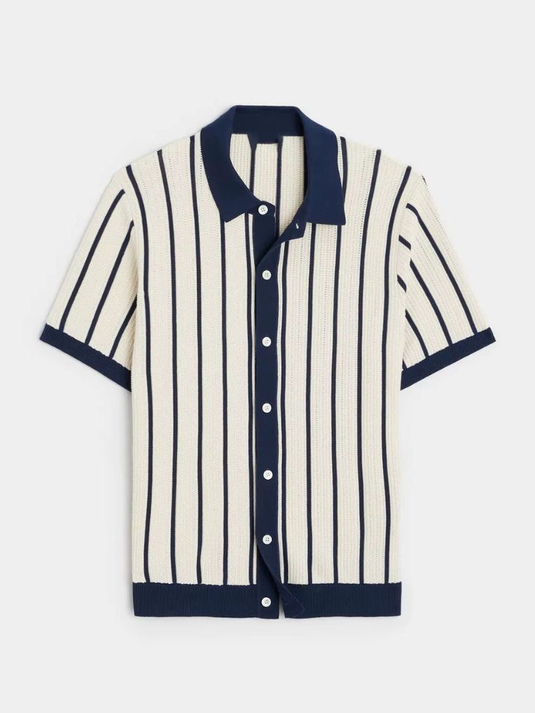 Atlantic Frame Knit Polo – Cross & Crown