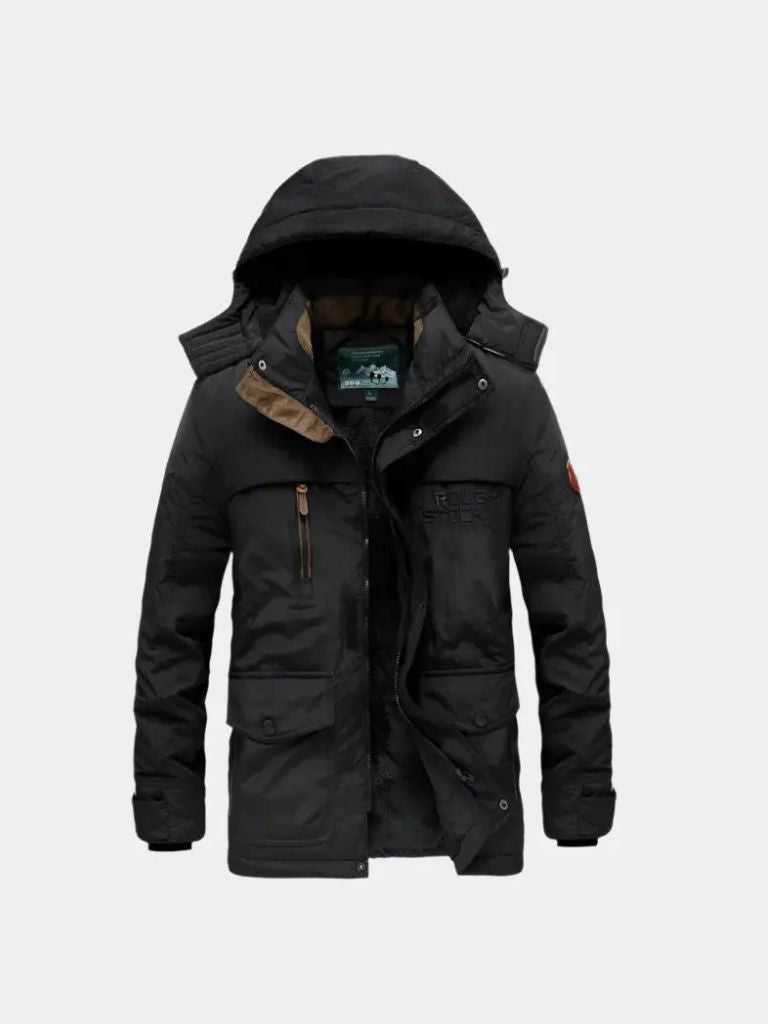 Military Hooded Jacket - Cross & Crown