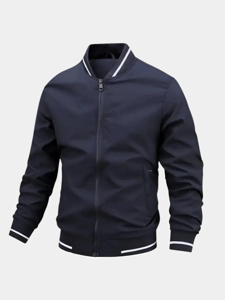 Casual Bomber Jacket - Cross & Crown